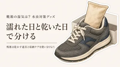 残暑から秋口の靴箱ケアに靴乾燥機？繰り返し使える乾燥剤と新聞紙代わりの吸湿グッズの使い分け